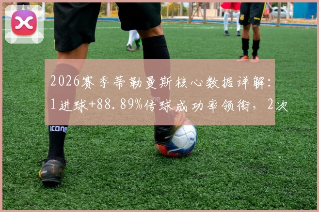 2026赛季蒂勒曼斯核心数据详解：1进球+88.89%传球成功率领衔，2次关键传球彰显中场价值